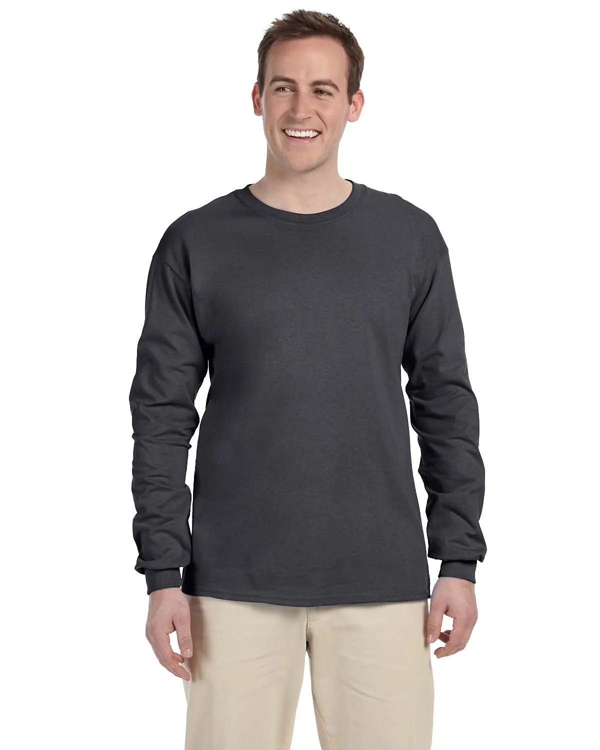 Gildan Adult Ultra Cotton® Long-Sleeve T-Shirt view 5