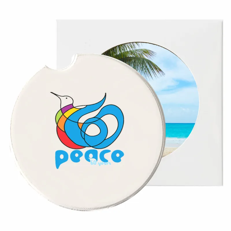 1 Pack Absorbent Stone Car Coaster