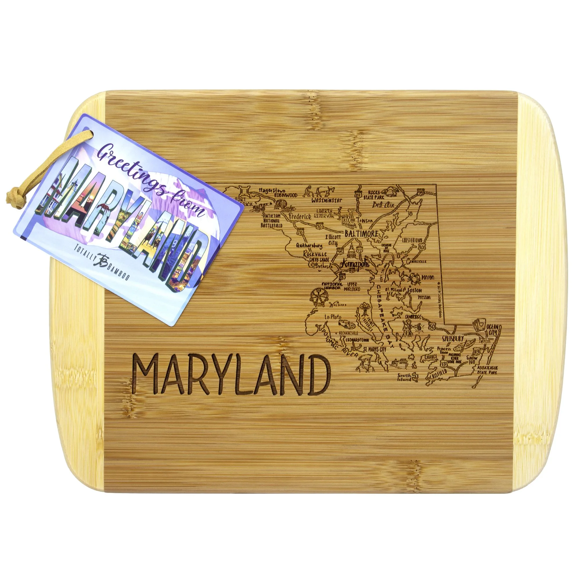A Slice of Life Maryland Serving & Cutting Board view 2