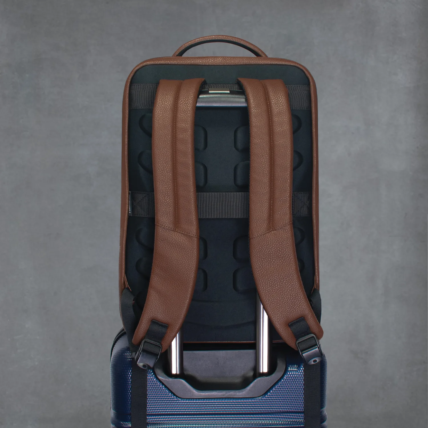 Back View Showing Luggage Strap