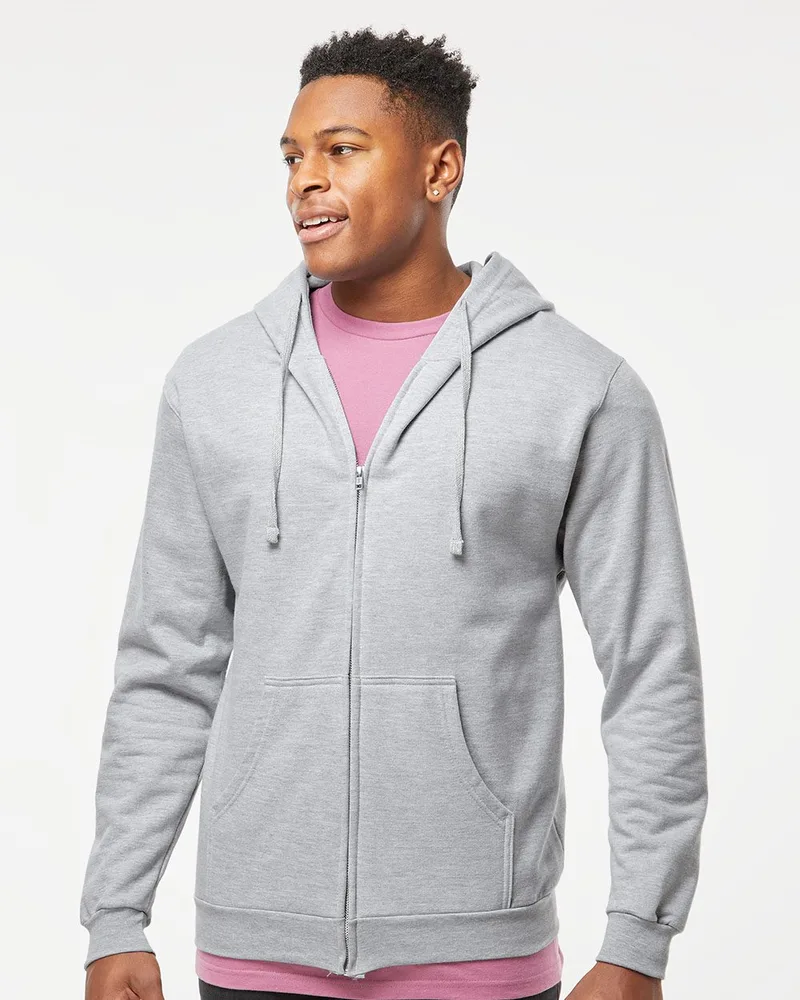 Tultex® Unisex Full-Zip Hooded Sweatshirt view 2
