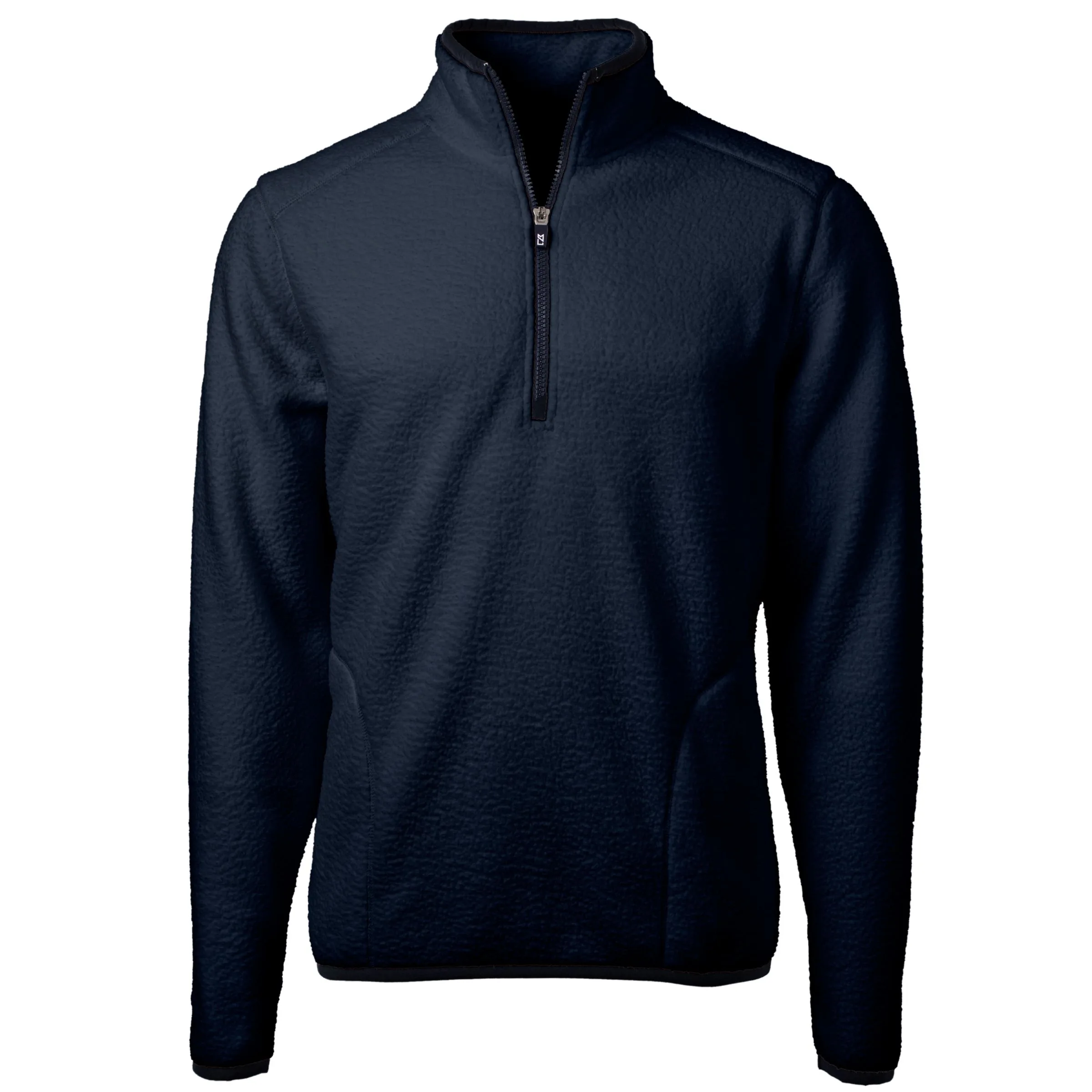 Cutter & Buck Cascade Eco Sherpa Fleece Mens Big & Tall Quarter Zip Jacket view 2