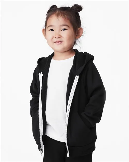 Bella+Canvas® Toddler Sponge Fleece Full-Zip Hoodie