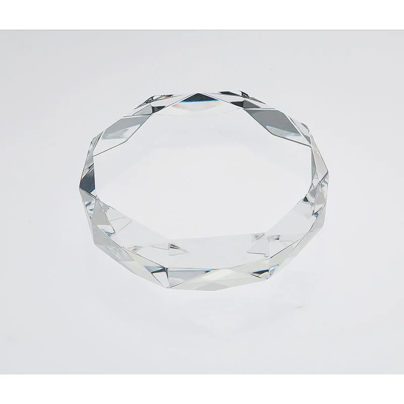 Rimini Gem Cut Crystal Paperweight view 2