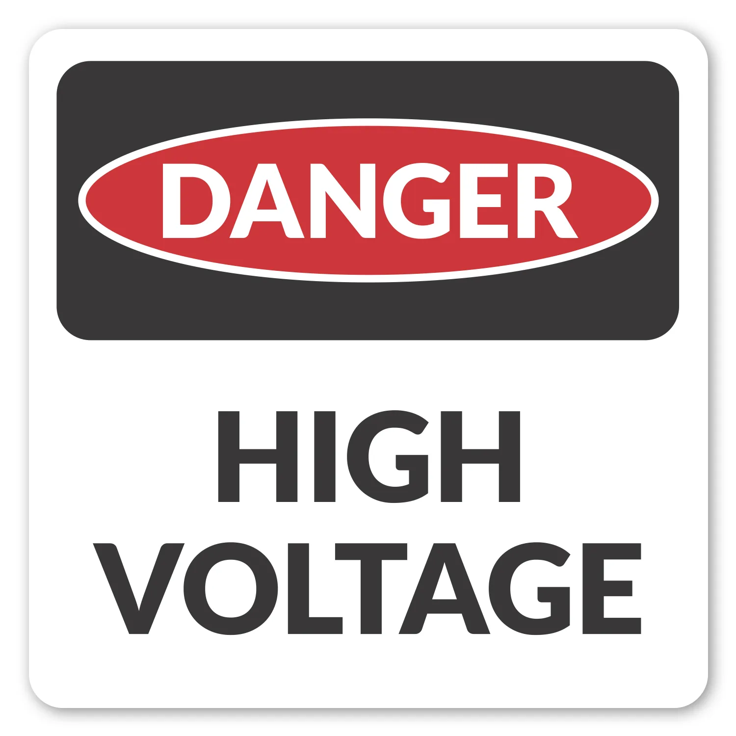 2.5 X 2.5" Sq Label