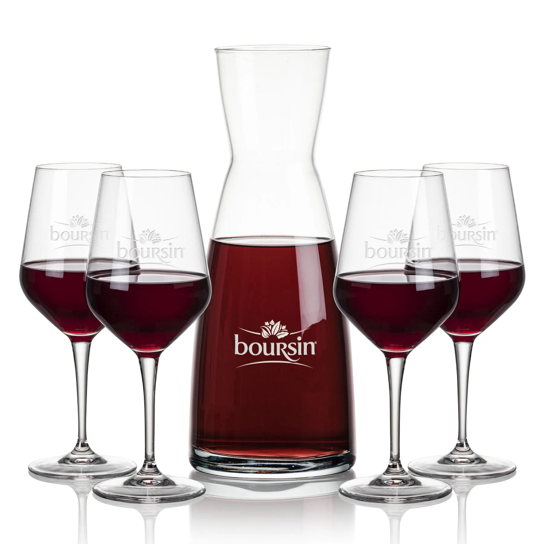 Carafe Stemmed Set, Germain Set, Carafe & 4 Wine