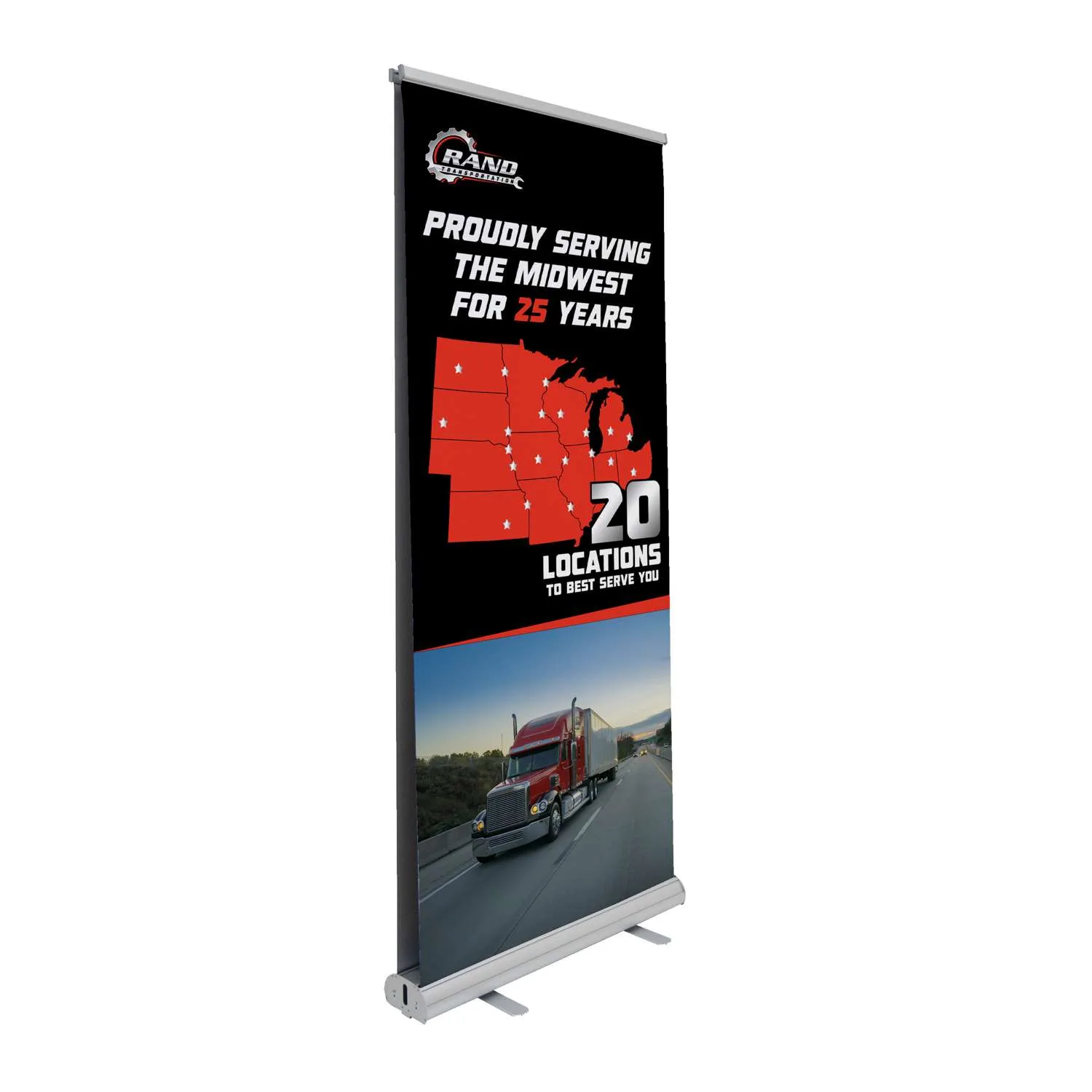 36" Dual Retractor Kit (No-Curl Hybrid Media)