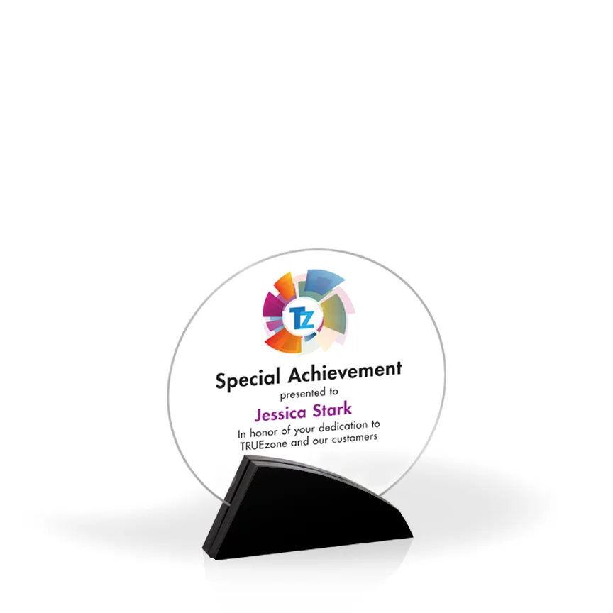 Laurel Circle Acrylic Award, 6"