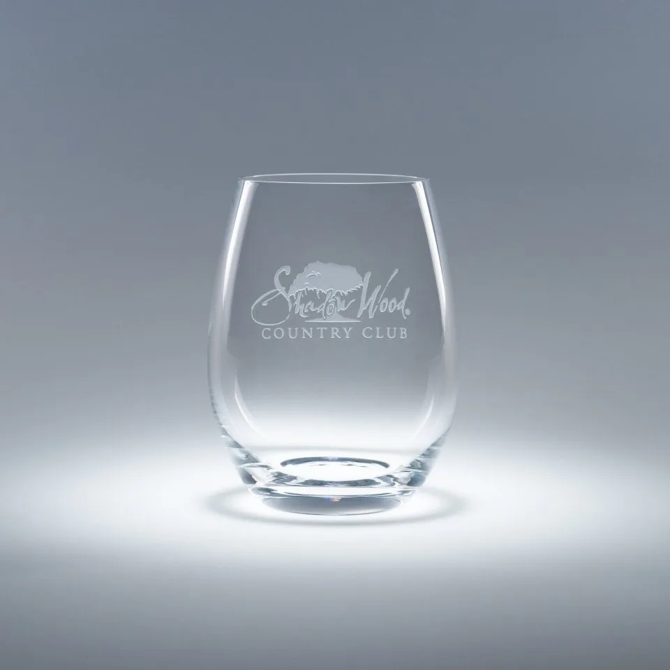 15.25 Oz. Individually Boxed Elite White Stemless Glass