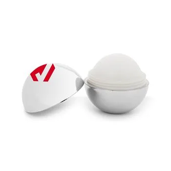Lip Balm In Round Metallic Case view 2
