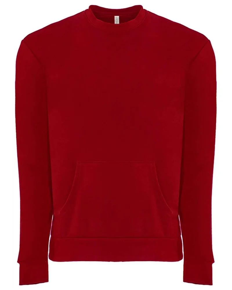 Next Level Apparel® Unisex Santa Barbara Pocket Crewneck Sweatshirt view 7