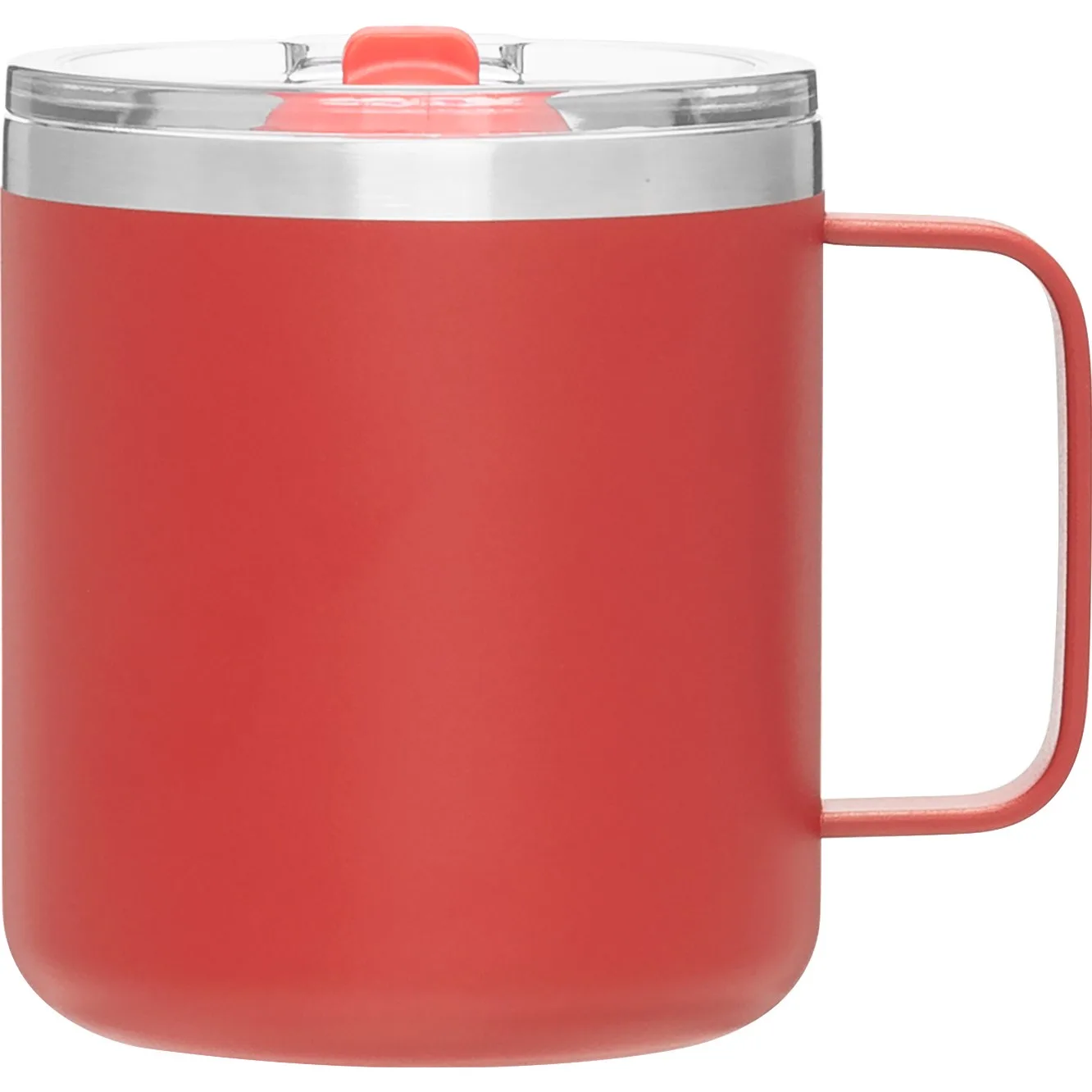 12 oz Camper Travel Mug (Matte Red) view 2