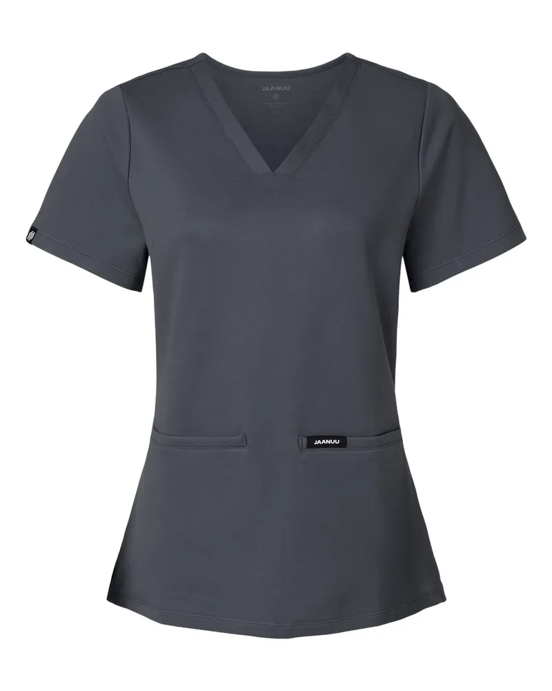 Jaanuu® Women's Cesi Ultrasoft Scrub V-Neck Top view 5