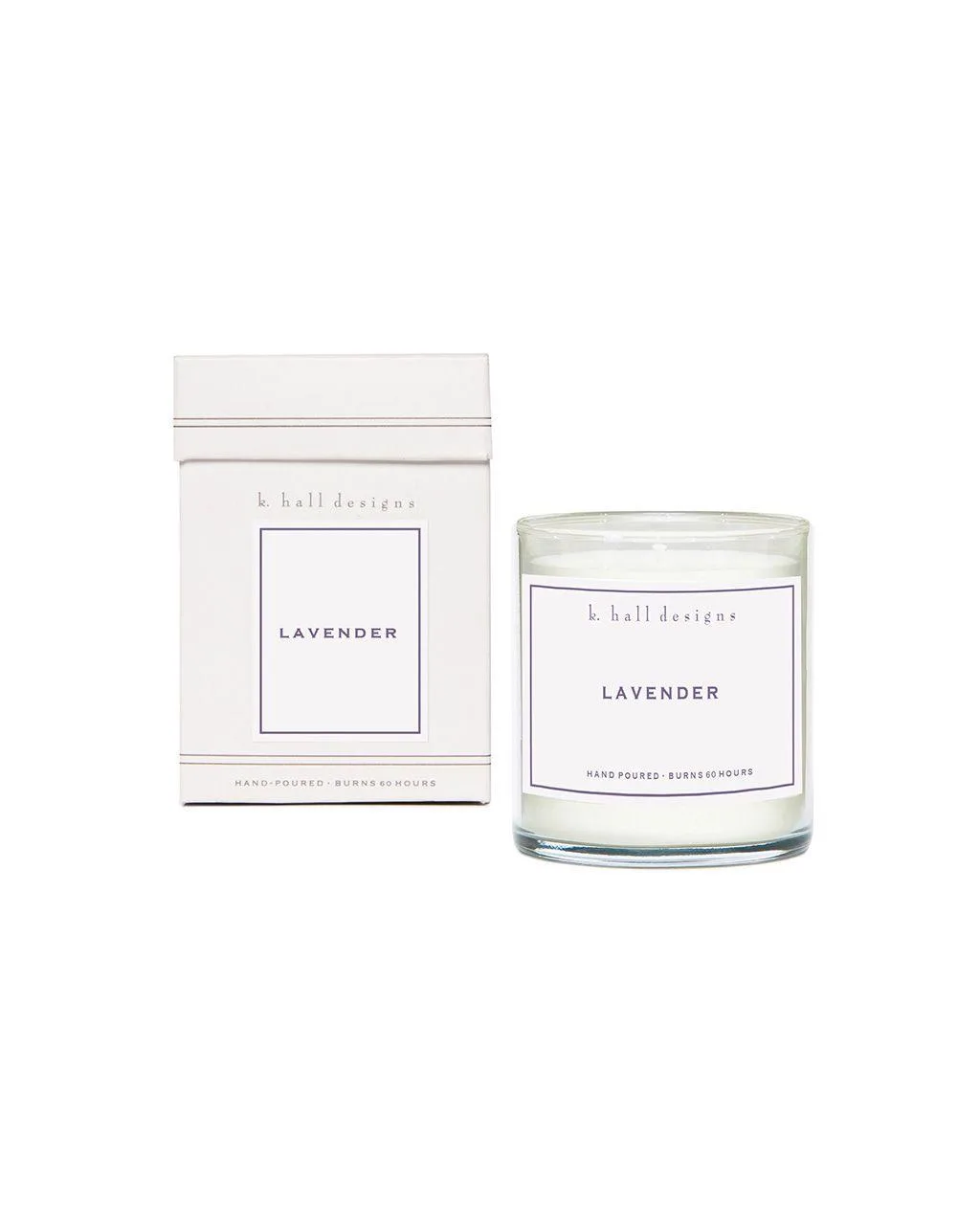 K.Hall Studio Lavender 60 Hour Jar Candle