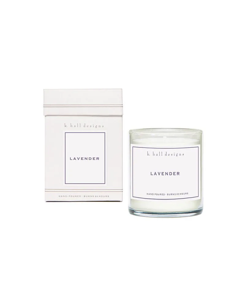 K.Hall Studio Lavender 60 Hour Jar Candle