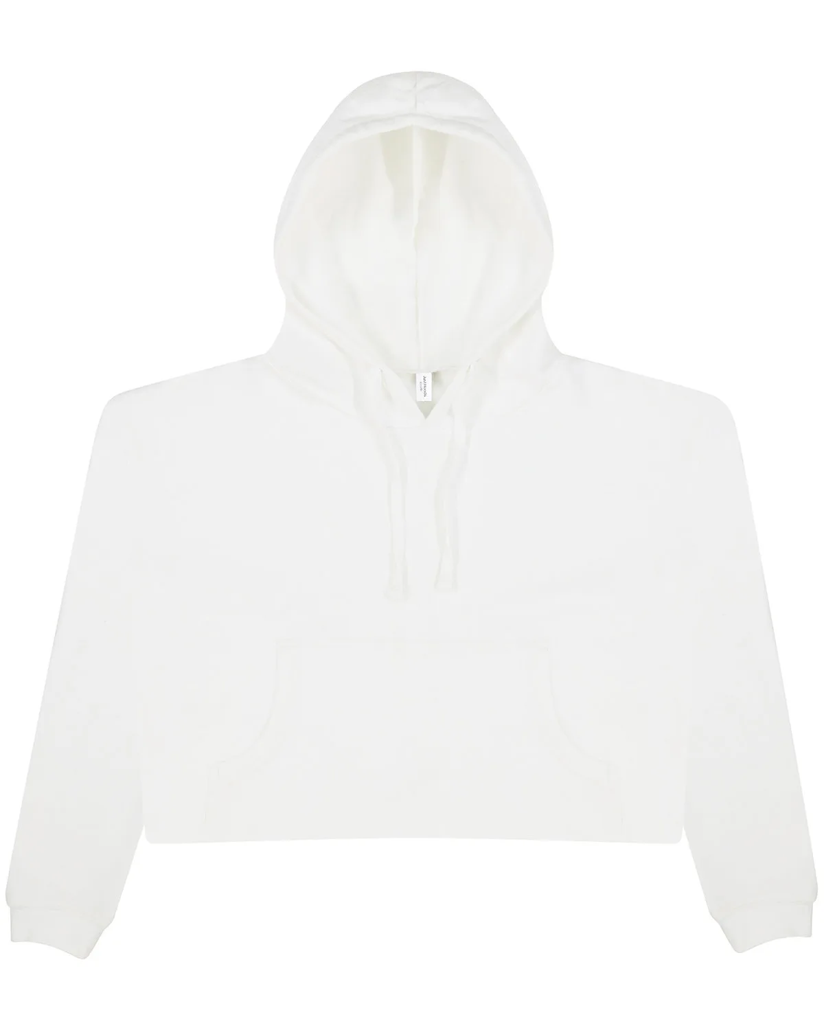 ALL WE DO is Ladies' Girlie Cropped Hooded Fleece with Pocket