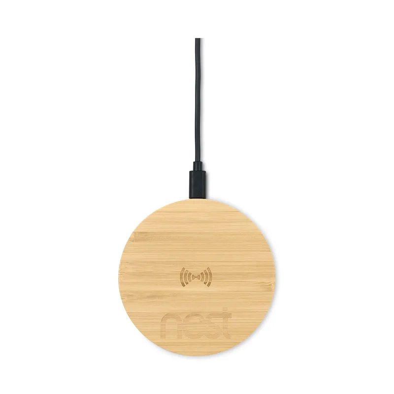 Auden Bamboo Wireless Charger - Bamboo