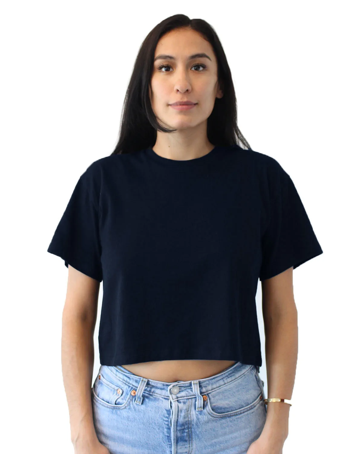 NEXT LEVEL APPAREL Ladies' Ideal Crop T-Shirt view 6