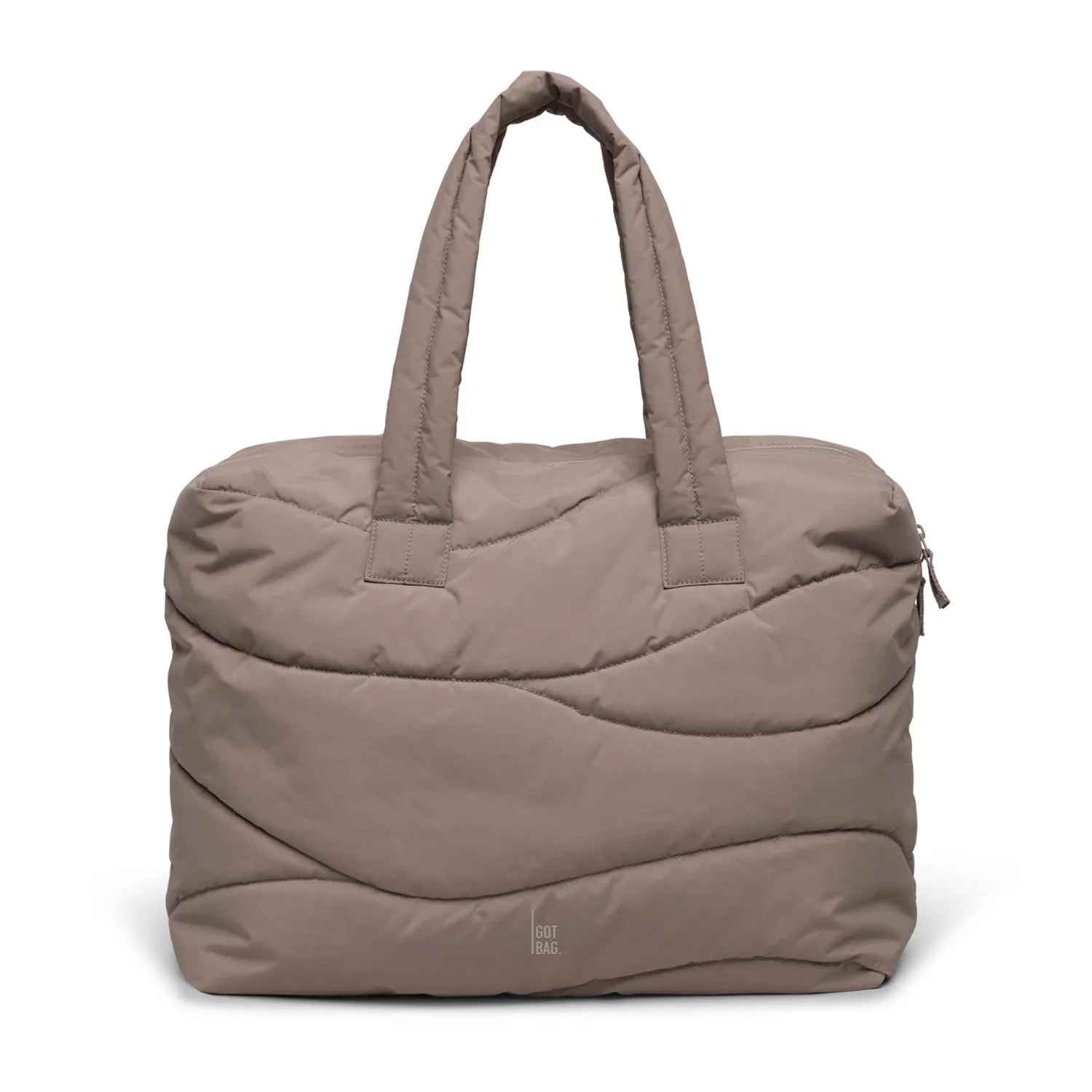 GOT BAG® Wavy Puffer - GOTS Certified Ocean Plastic Tote Bag view 2