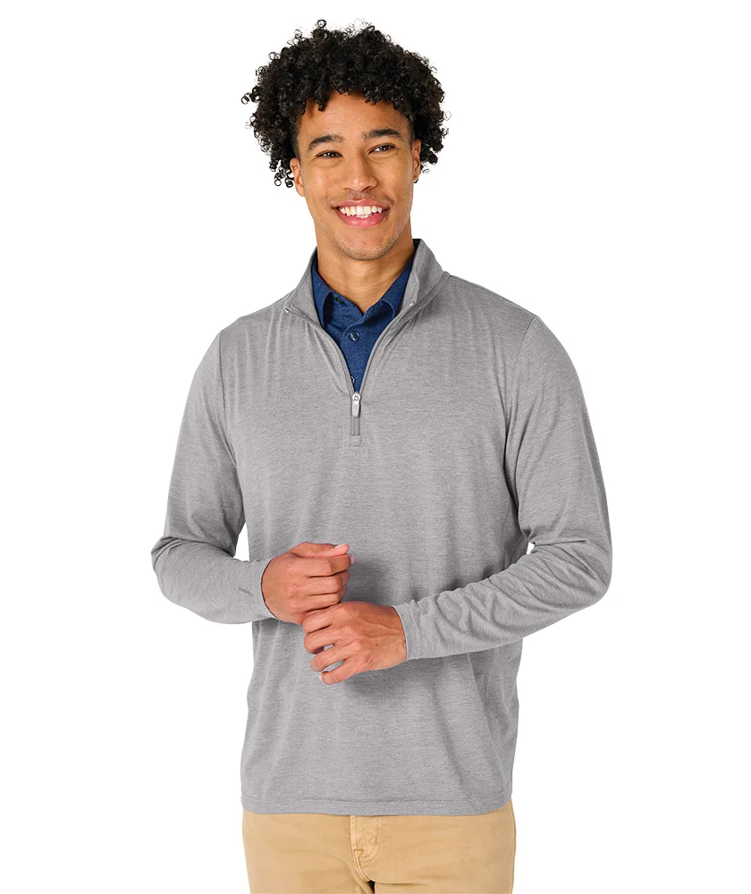 Men's Vista Tri-Blend Quarter Zip view 2
