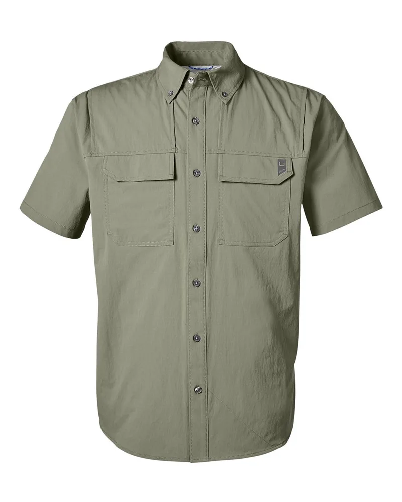 HUK® Men's Creekbed Short Sleeve Shirt view 6