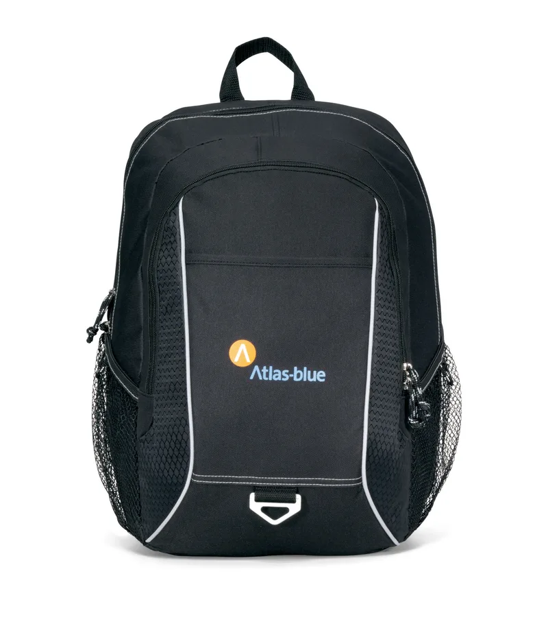 Atlas Laptop Backpack - Black