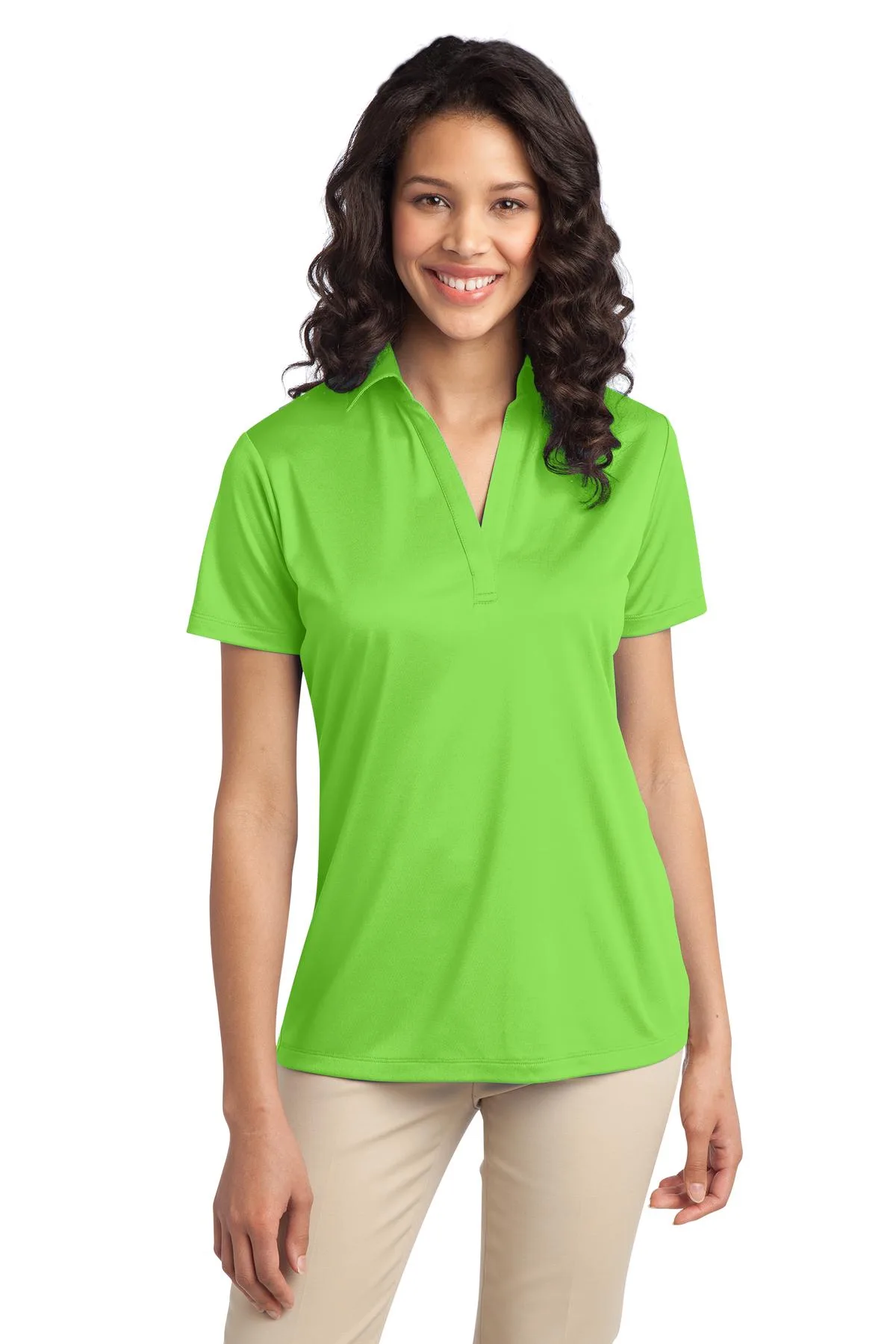 Port Authority® Women's Silk Touch™ Performance Polo. view 5
