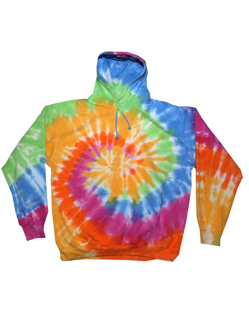 Tie-Dye Youth Pullover Hooded Sweatshirt view 6