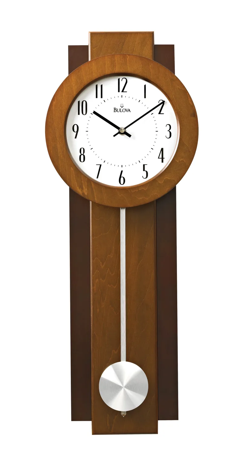 Bulova Clocks Avent Pendulum Wall Clock