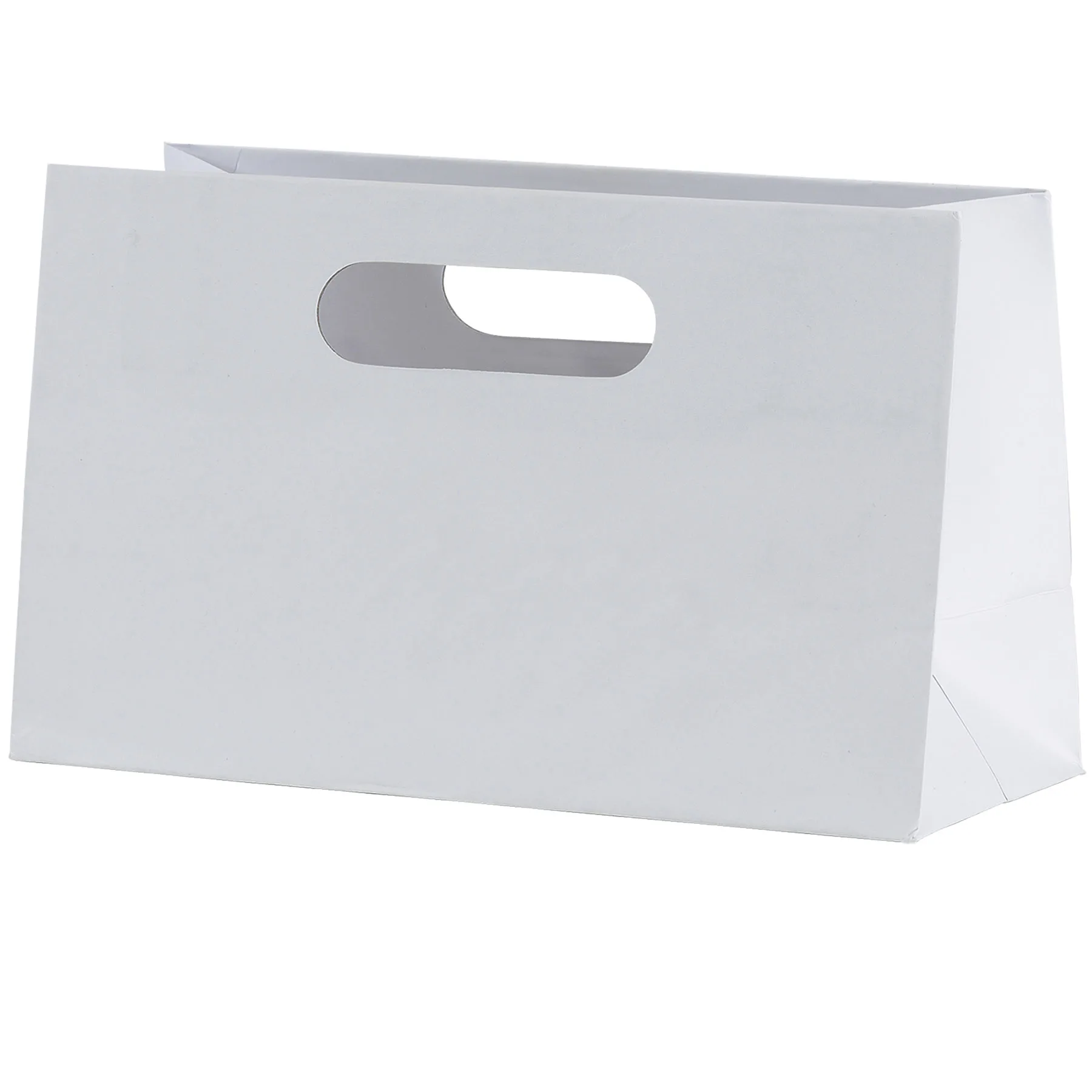 Mia™ - Boutique Die Cut Handle Tote - Foil Print (10" x 4" x 6") view 2