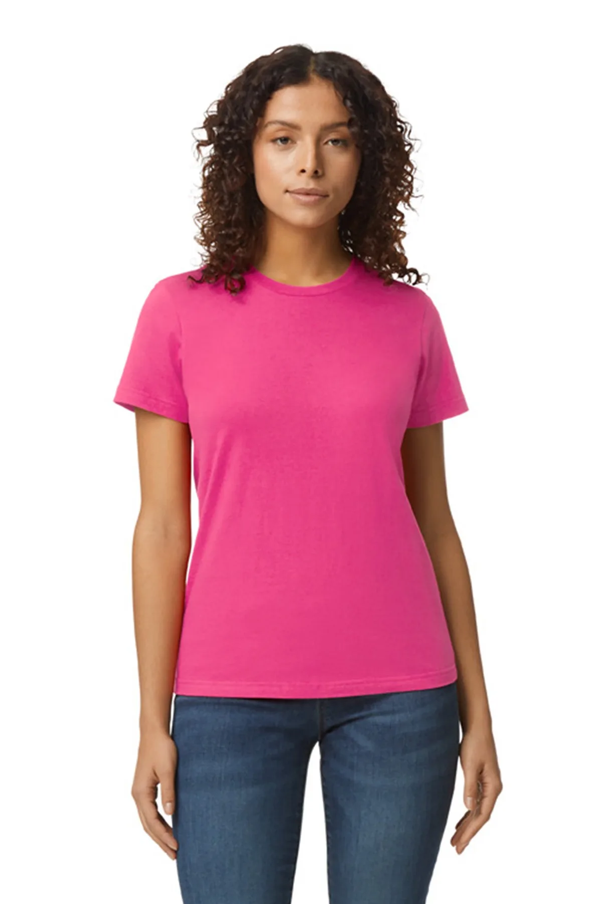 Gildan® Women's Softstyle® Midweight Tee — Ring Spun Sport Gray