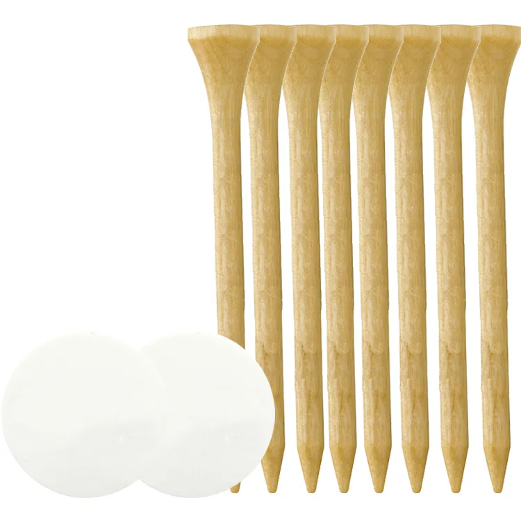 8 Wood Golf Tees and Ball Markers view 2