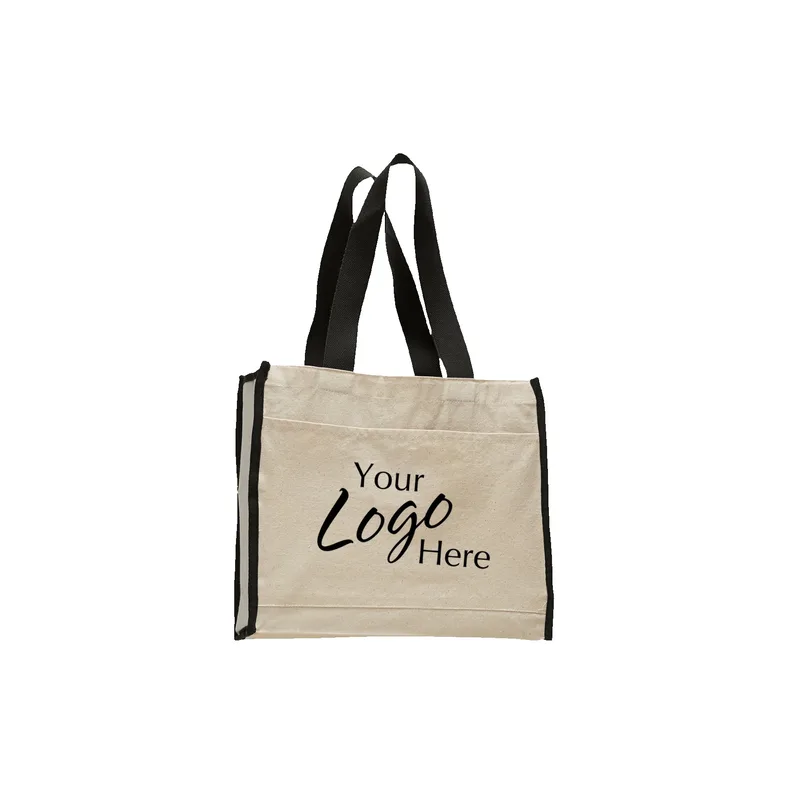 Canvas Tote Bag w/5.25" Gusset (14"x12"x5.25")