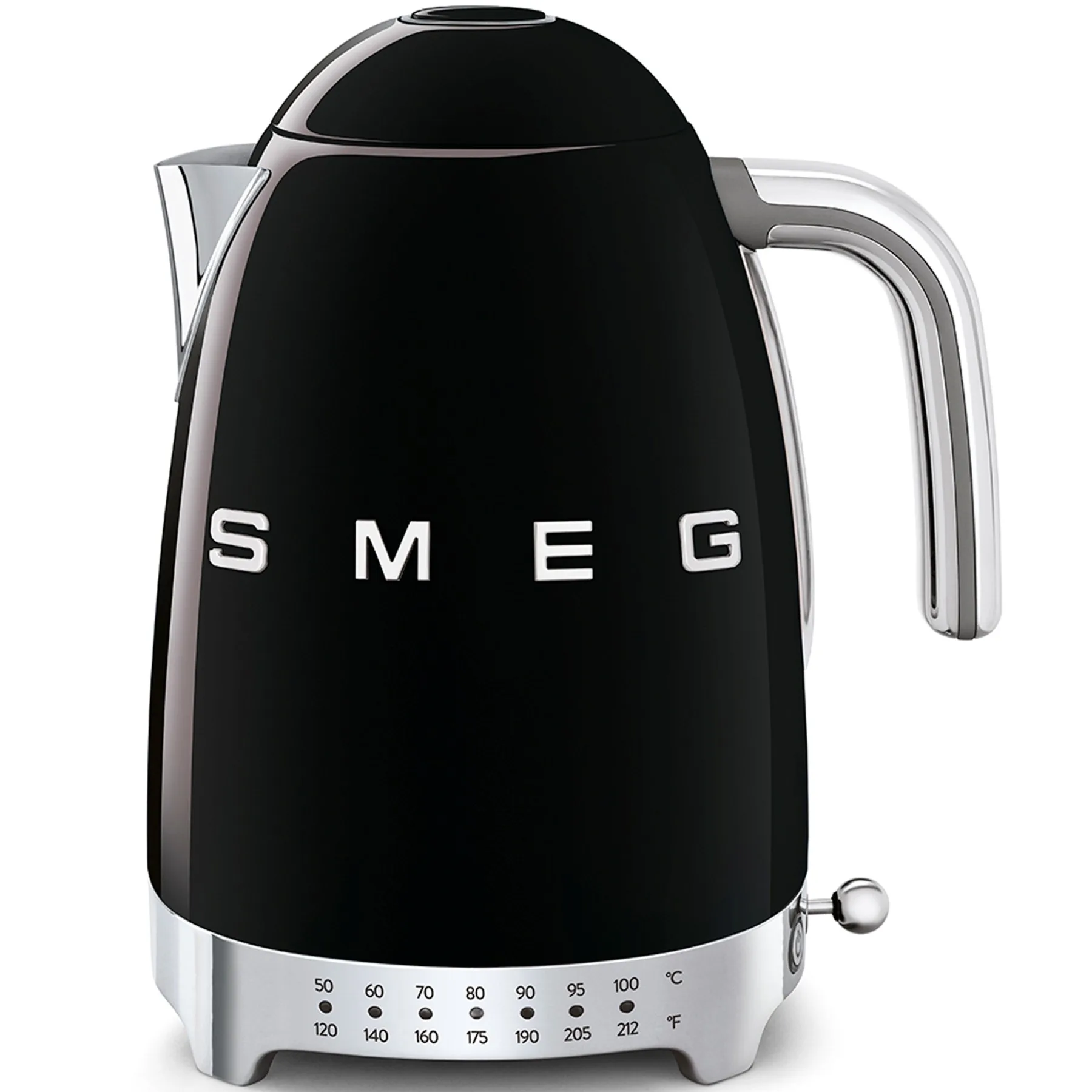SMEG Variable Temperature Kettle - Black Glossy