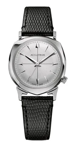 Citizen® Accutron Legacy Collection Automatic Watch w/Black Lizard-Embossed Strap