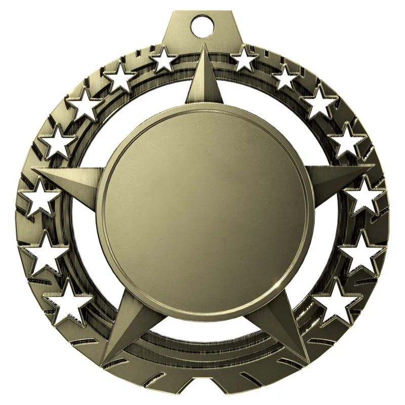 Vibraprint® Antique Star Insert Medallions (3-3/4") view 2