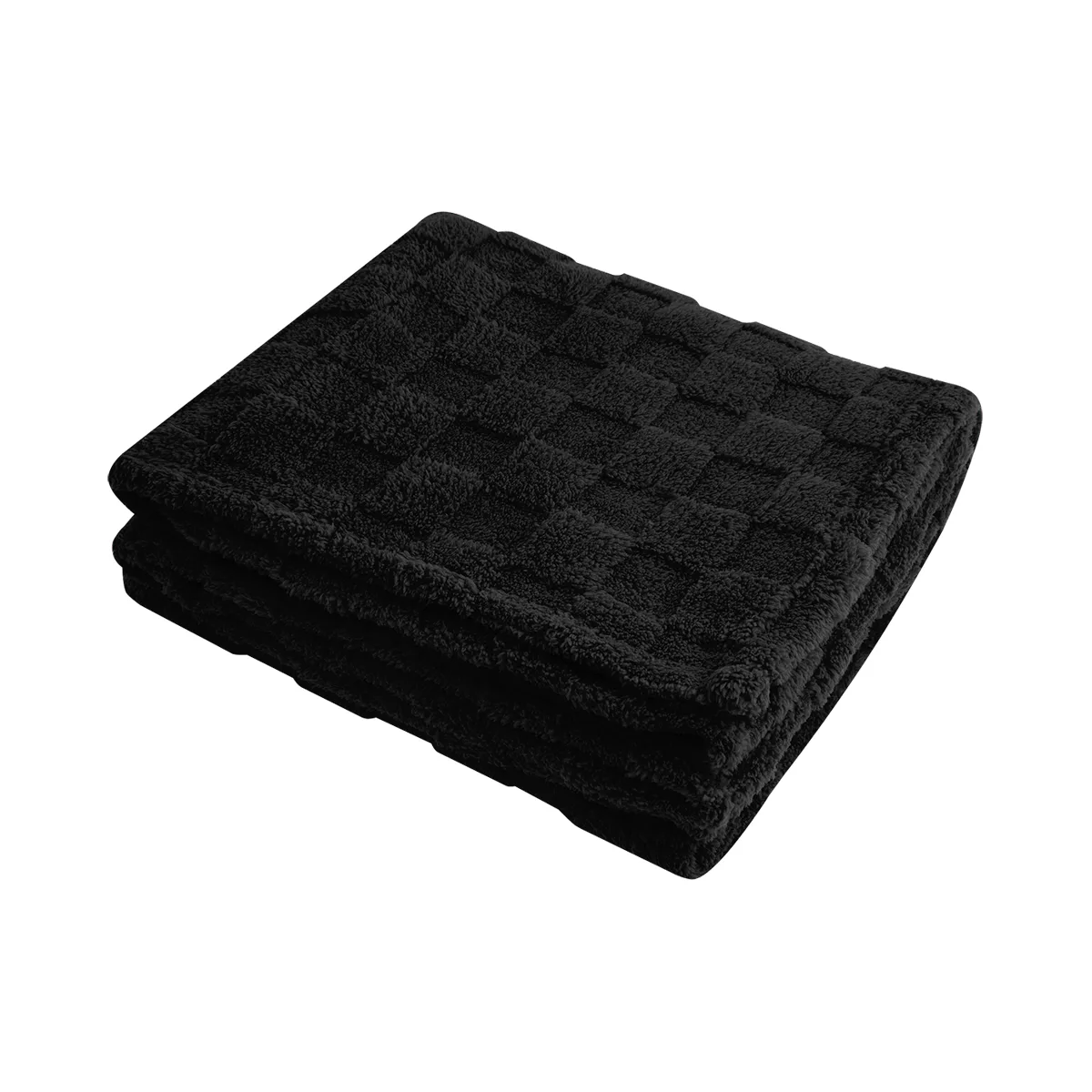 Rpet Checkered Sherpa Blanket view 3