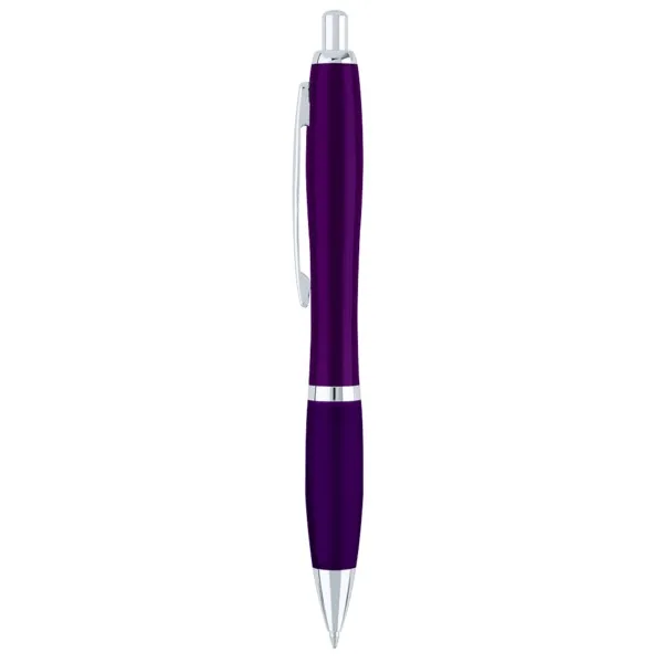 Curvaceous Metal Ballpoint Pen view 2