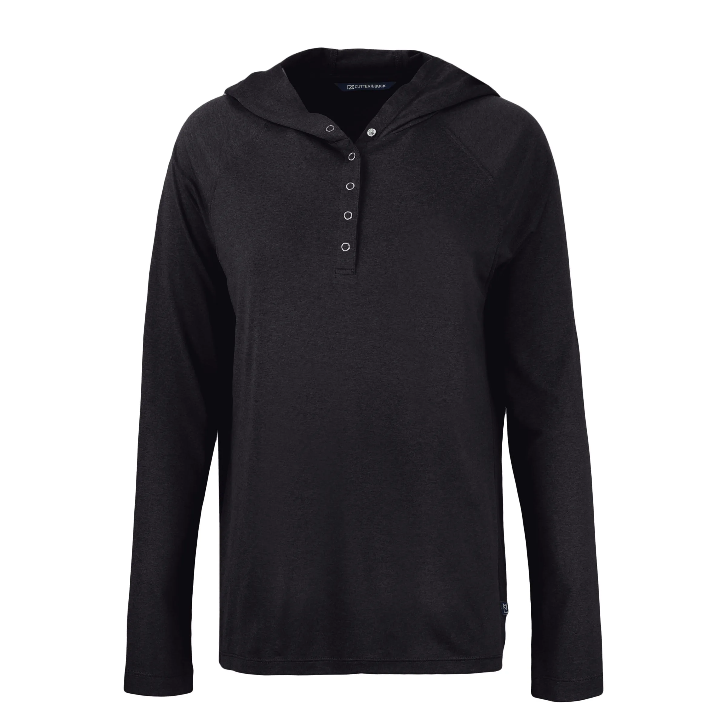 Cutter & Buck Coastline Epic Comfort Eco Recycled Womens Hooded Shirt view 2