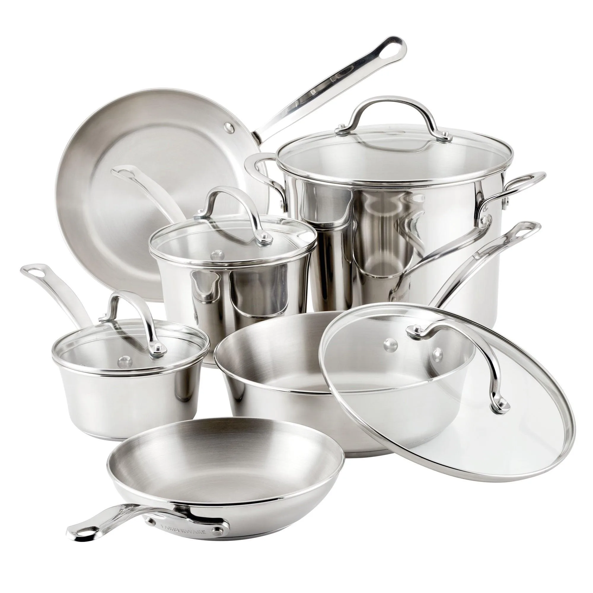 Farberware Millennium 10Pc Stainless Steel Cookware Set