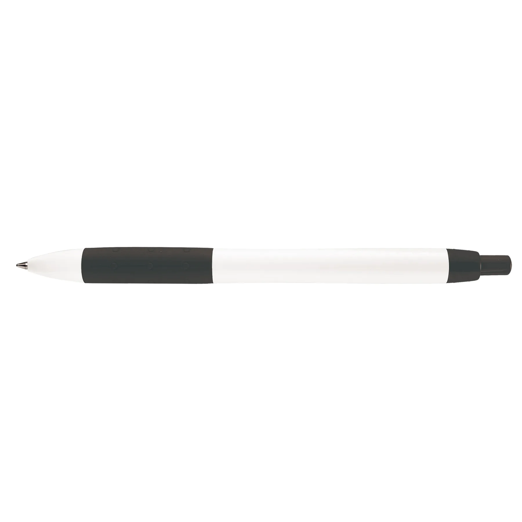 White/Black Blank Back View