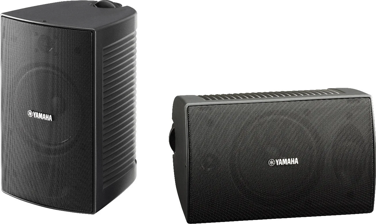 Yamaha 100 Watt Pair Outdoor Speakers Black