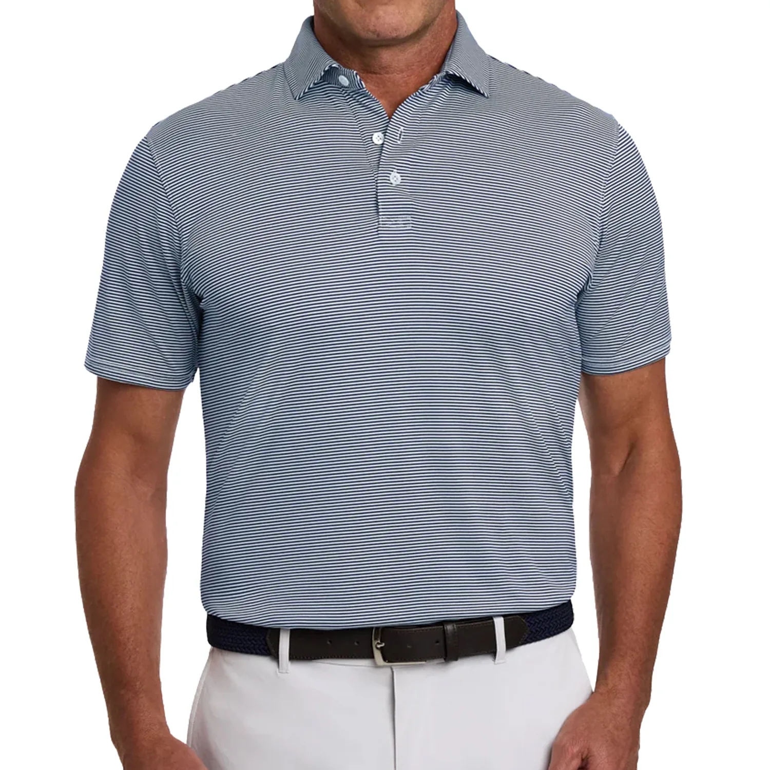 Holderness & Bourne® The Perkins Men's UPF 50+ Polo Shirt view 2