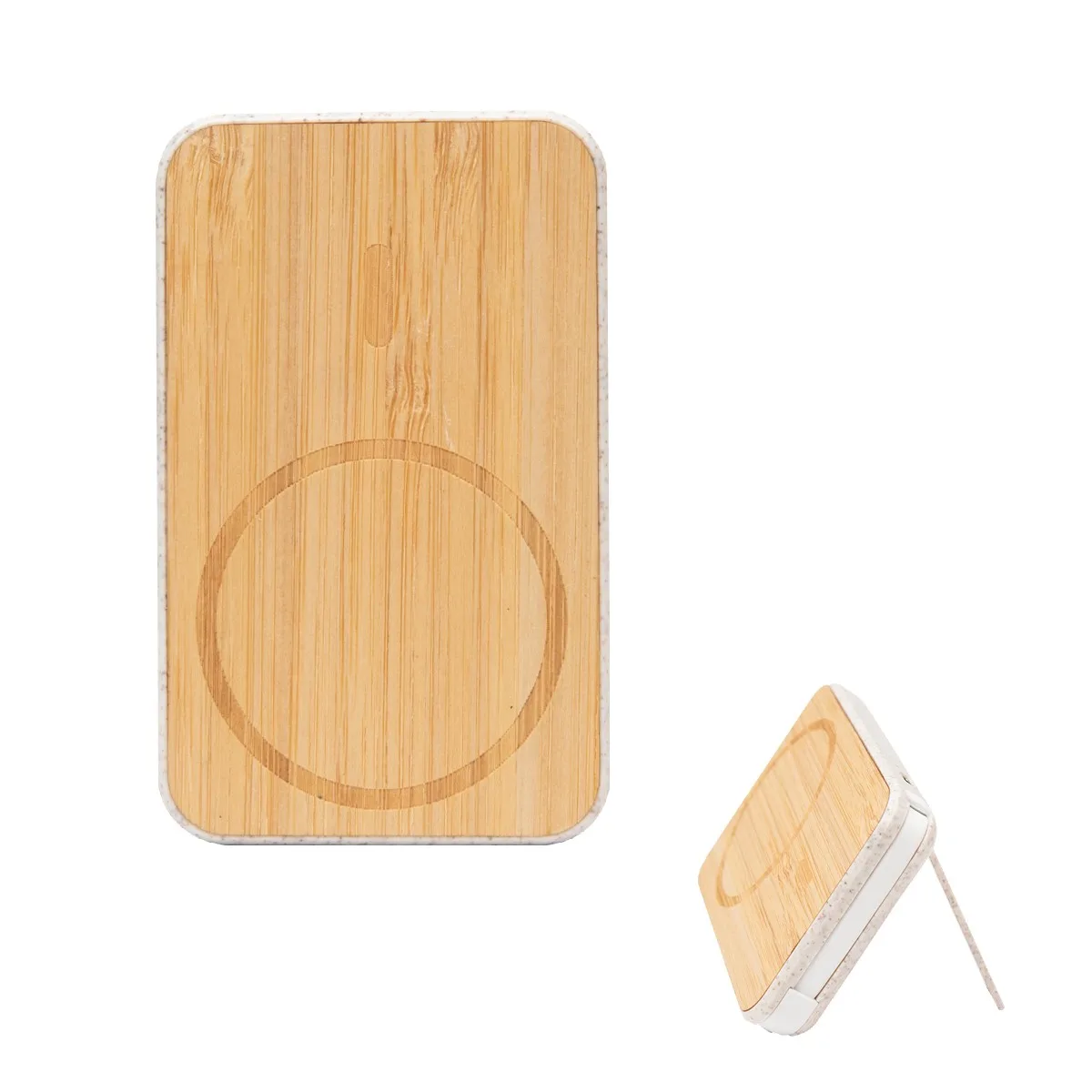 Mag Max Bamboo Wireless Charger Power Bank view 3