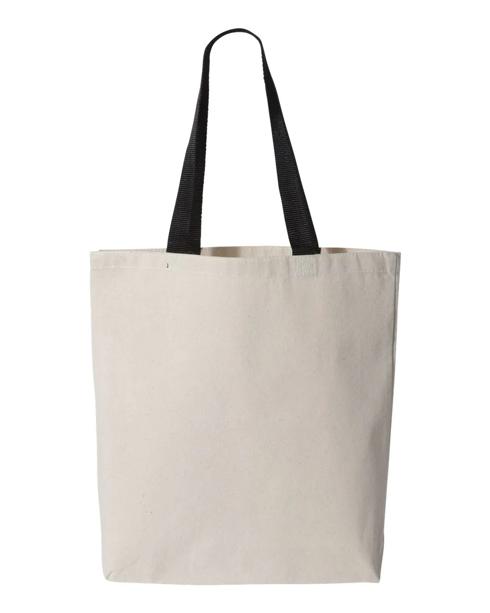 Q-Tees™ 11L Canvas Tote w/Contrast Color Handles