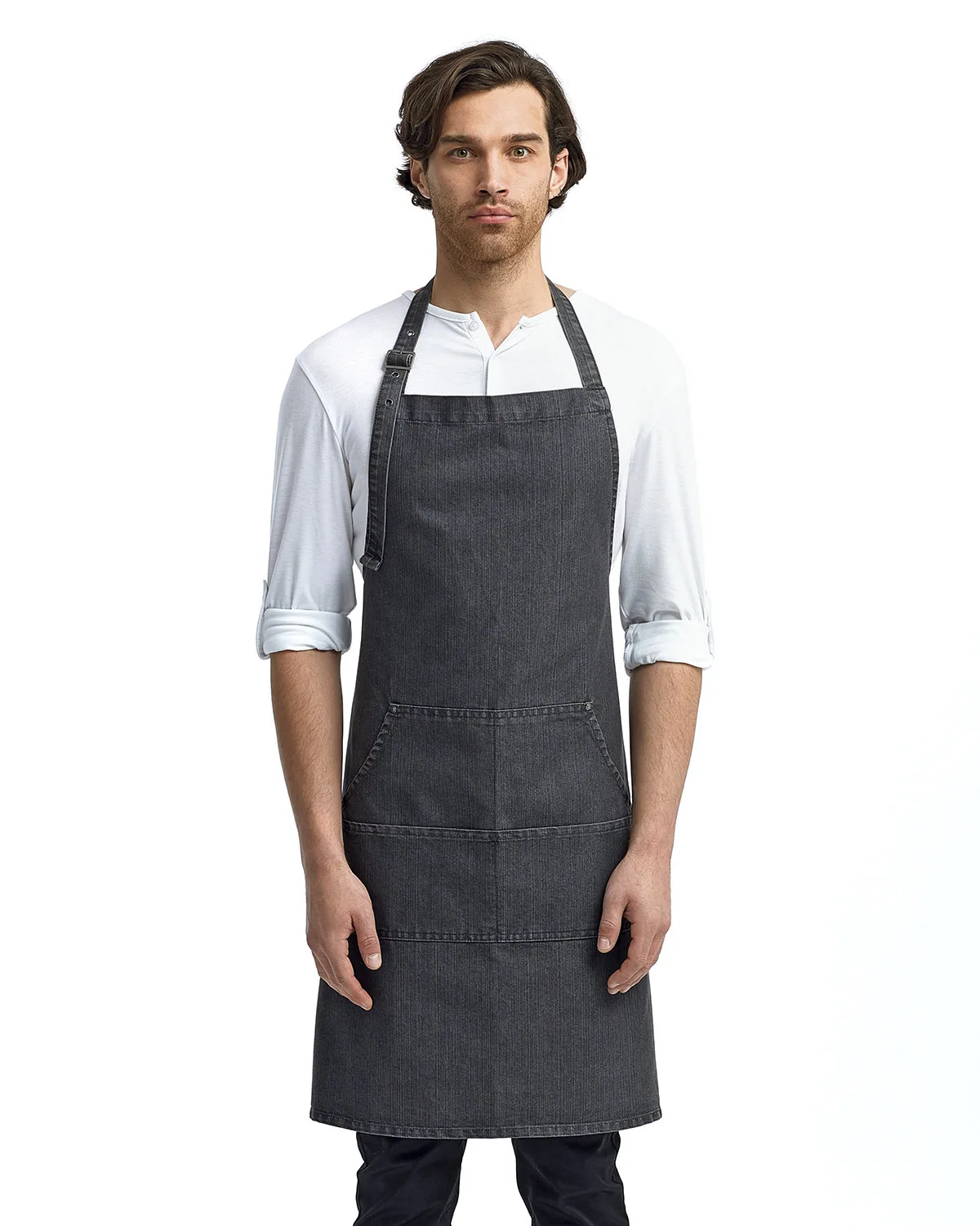 Artisan Collection by Reprime® Unisex Jeans Stitch Denim Bib Apron