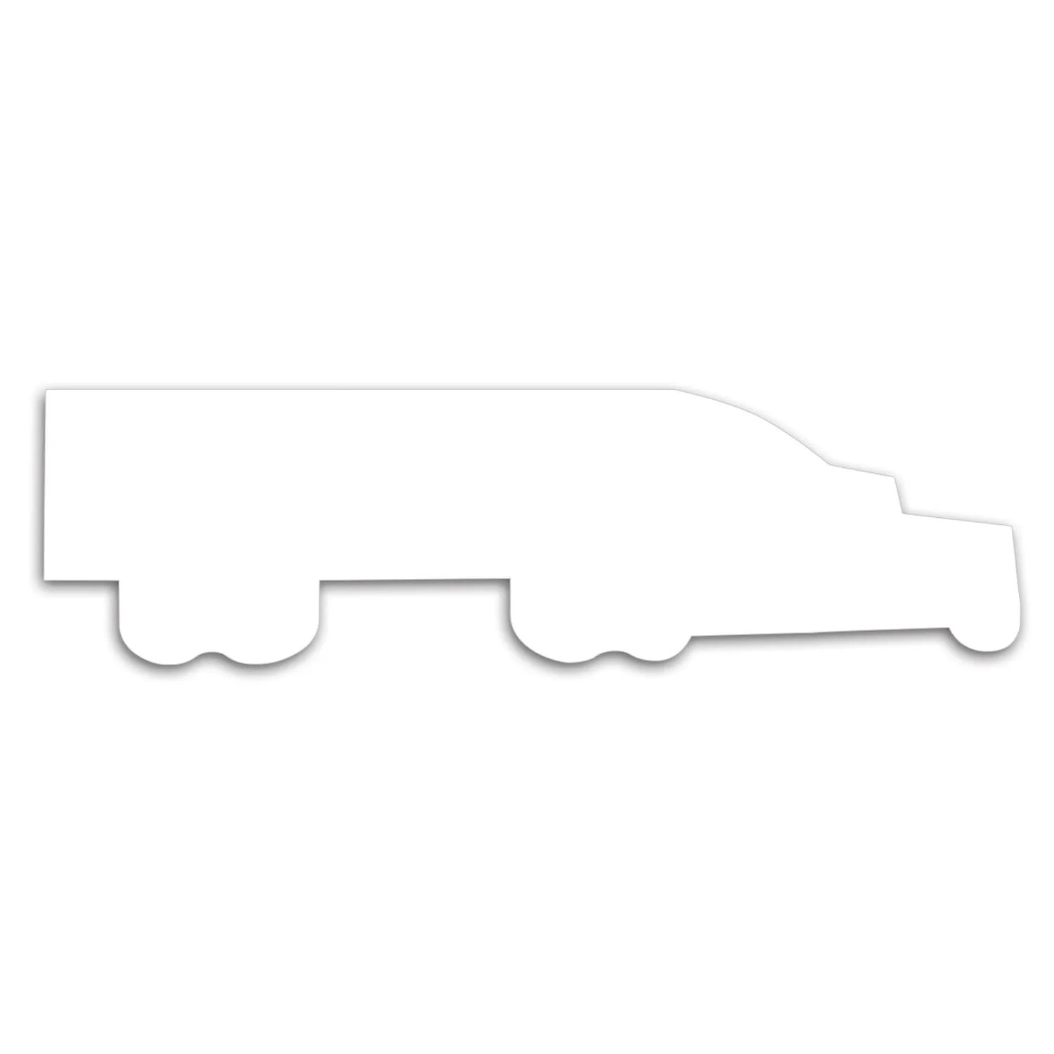 Tractor Trailer Magnet view 2