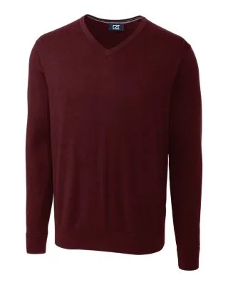 Cutter & Buck Lakemont Tri-Blend Mens Big and Tall V-Neck Pullover Sweater view 3