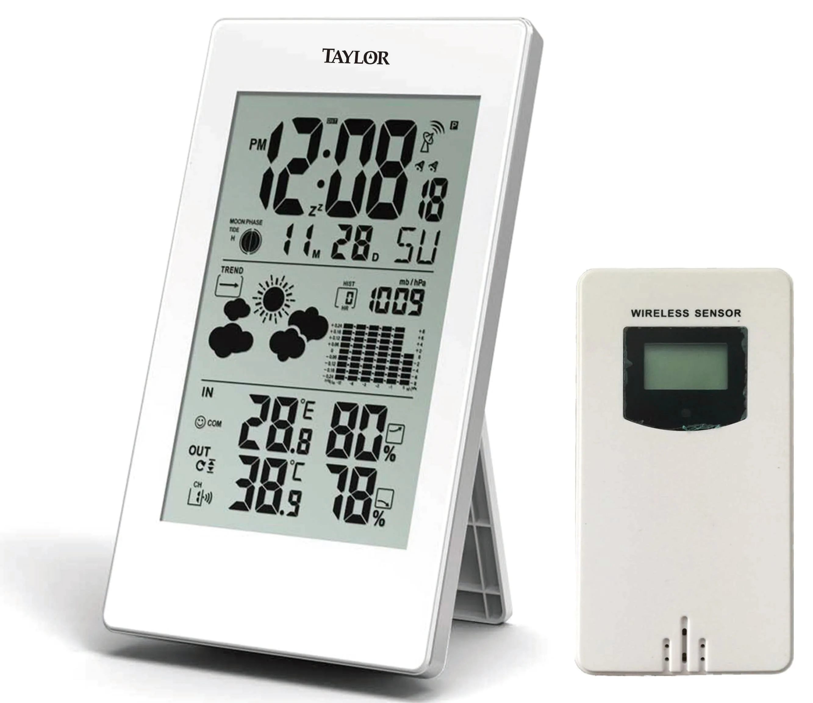 Taylor Digital Weather Forecaster w/Barometer