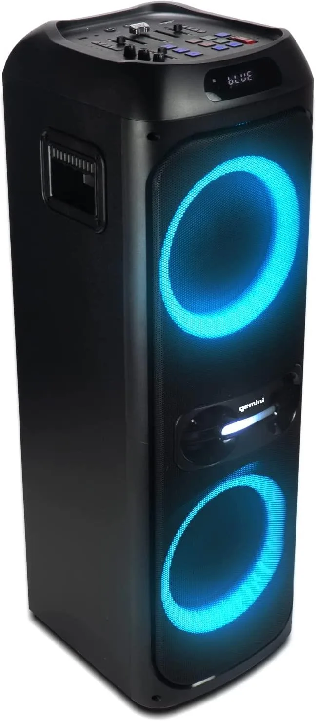 Gemini Bluetooth™ Speaker System W/ Led Party Lighting